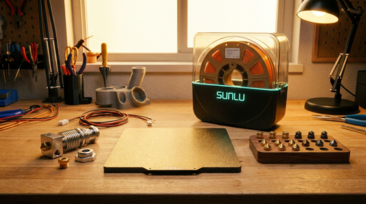 5 Essential FDM 3D Printer Upgrades: PEI Plates, Nozzles, Dryers & More (2026 Guide)