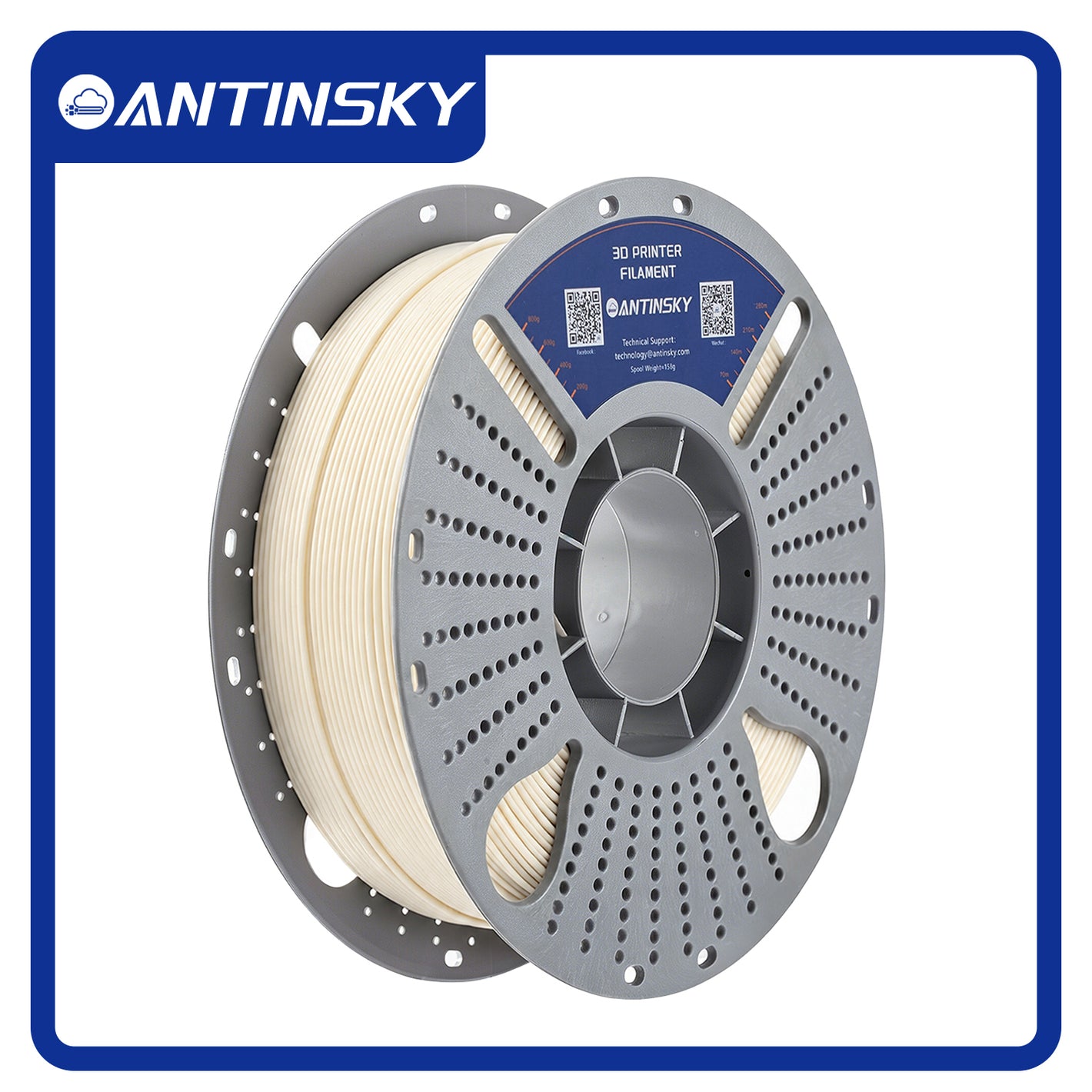 ANTINSKY TPU-LW90A Lightweight Flexible Filament 1.75mm 0.9kg