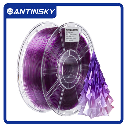 ANTINSKY PETG Rainbow Filament 1.75mm 1.5kg