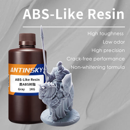 ANTINSKY ABS-Like Resin 1KG — Tough & Impact-Resistant 3D Printing Resin