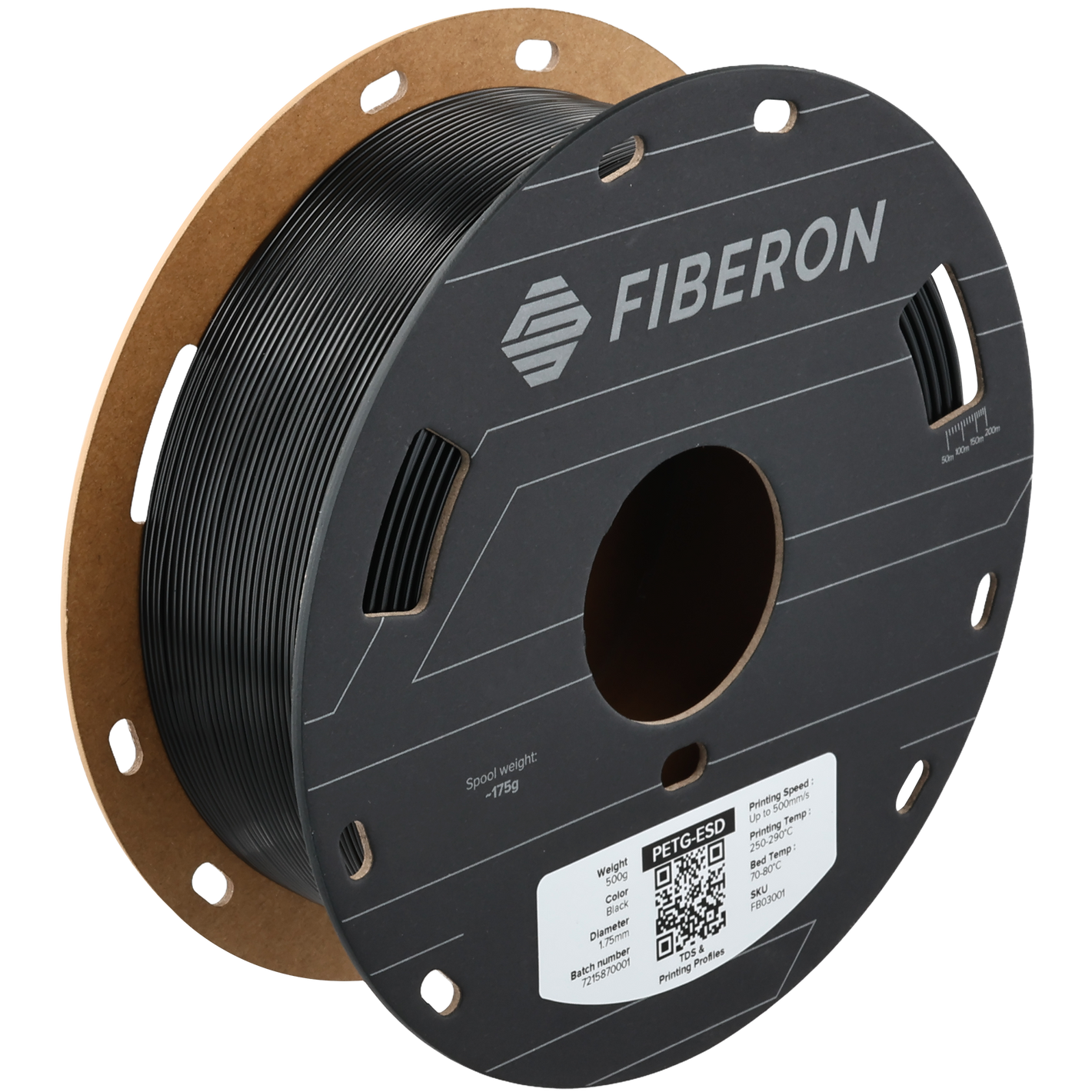 Polymaker Fiberon PETG-ESD Filament 1.75mm 0.5kg