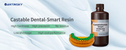 ANTINSKY Castable Dental Smart Resin Green 1KG