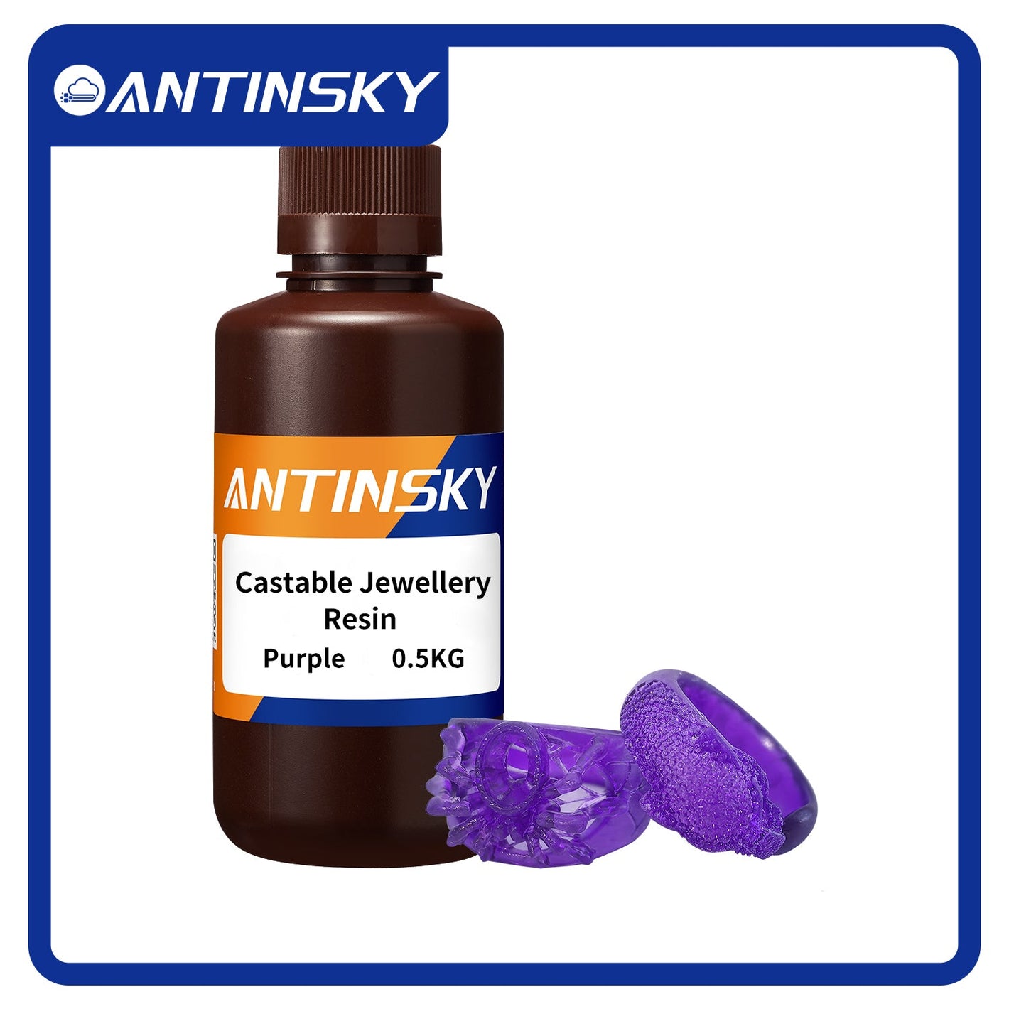 ANTINSKY Castable Jewellery Resin Purple 500G