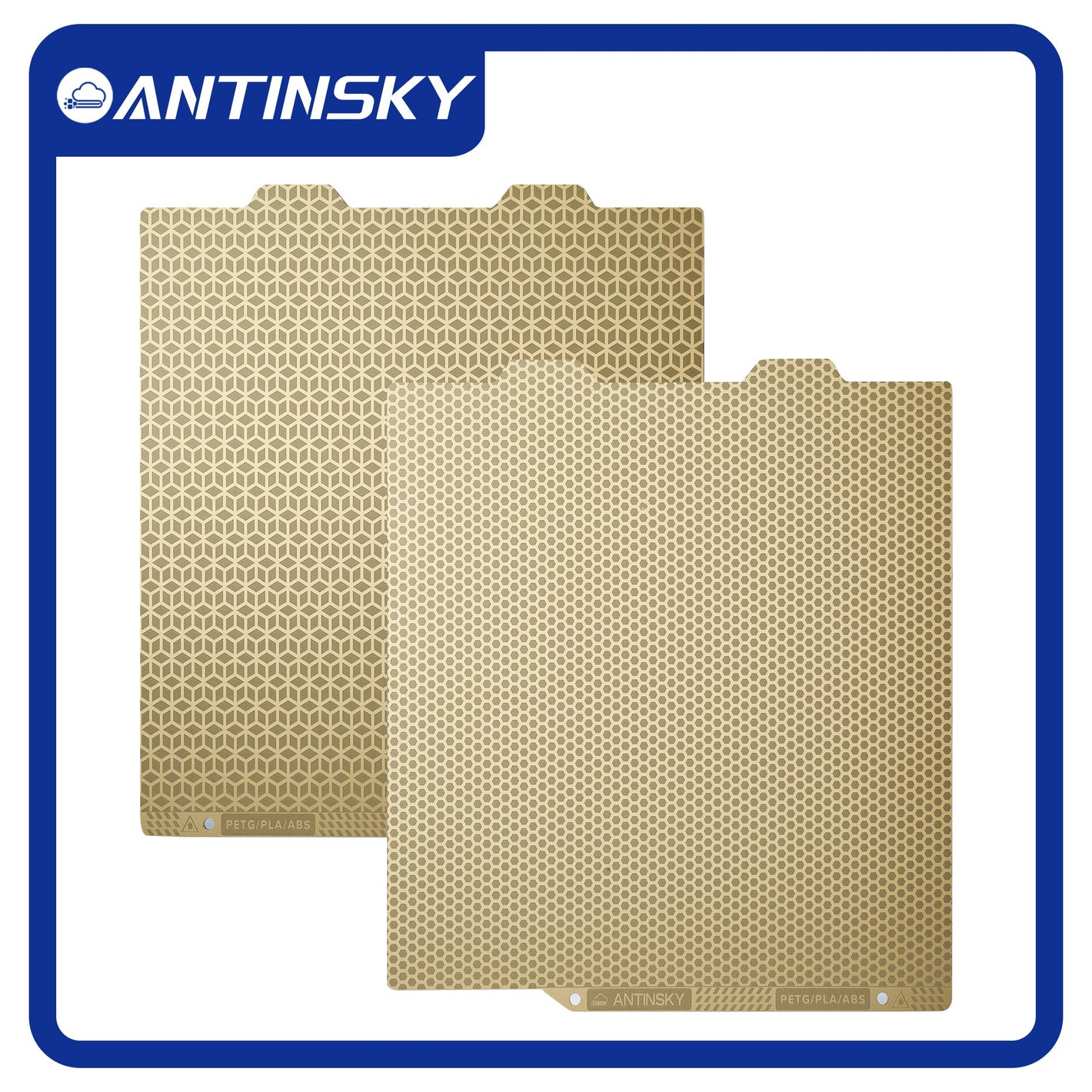 ANTINSKY PEI Smooth Build Plate for Bambu Lab 3D Printer