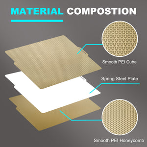 ANTINSKY PEI Smooth Build Plate for Bambu Lab 3D Printer
