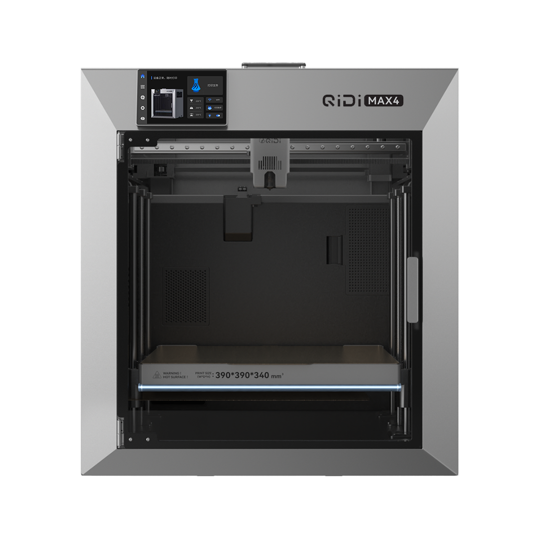 QIDI Max4 3D Printer — 390×390×340mm Industrial FDM with 370°C Hotend